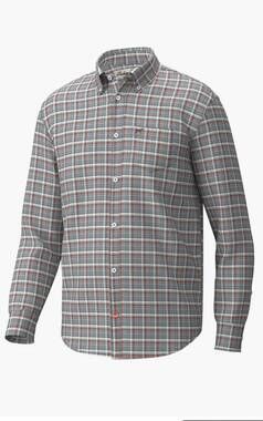 NEW SOUTHERN POINT CO. boy's hadley performance button up shirt in hines plaid